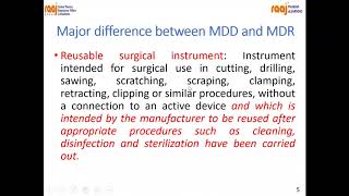Raaj GPRAC lecture what is MDD and MDR-17 differences