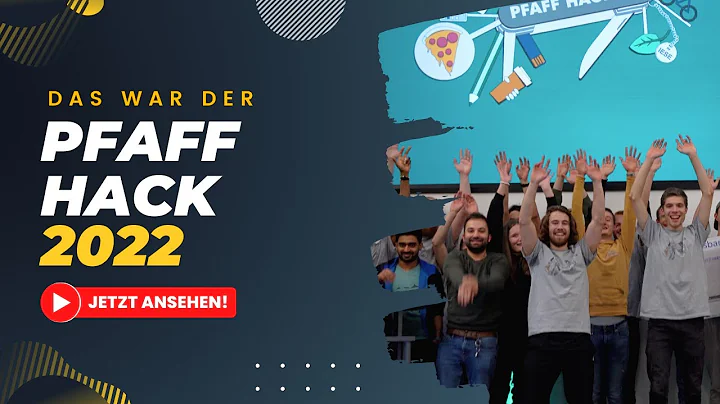 Das war der PFAFFHACK 2022 | Fraunhofer IESE