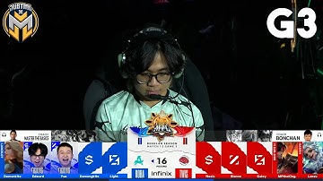 RORA VS TWIS GAME 3 | WEEK 3 DAY 1 | MPL PH SEASON 16