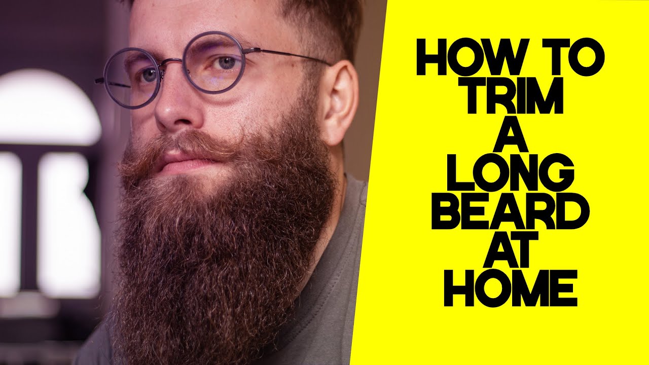 how to trim a full beard with clippers