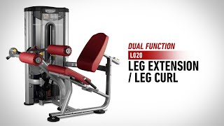 L020 - Leg Extension Leg Curl Dual Function Bh Commercial Strength