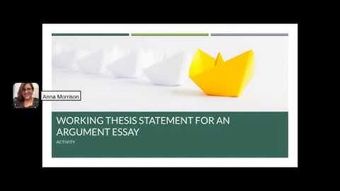 Thesis Statement Activity    Argument of Fact Essay