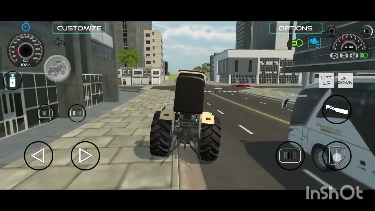 Farming tractor game vehicle 3D simulator tractor 🚜🚜🚜