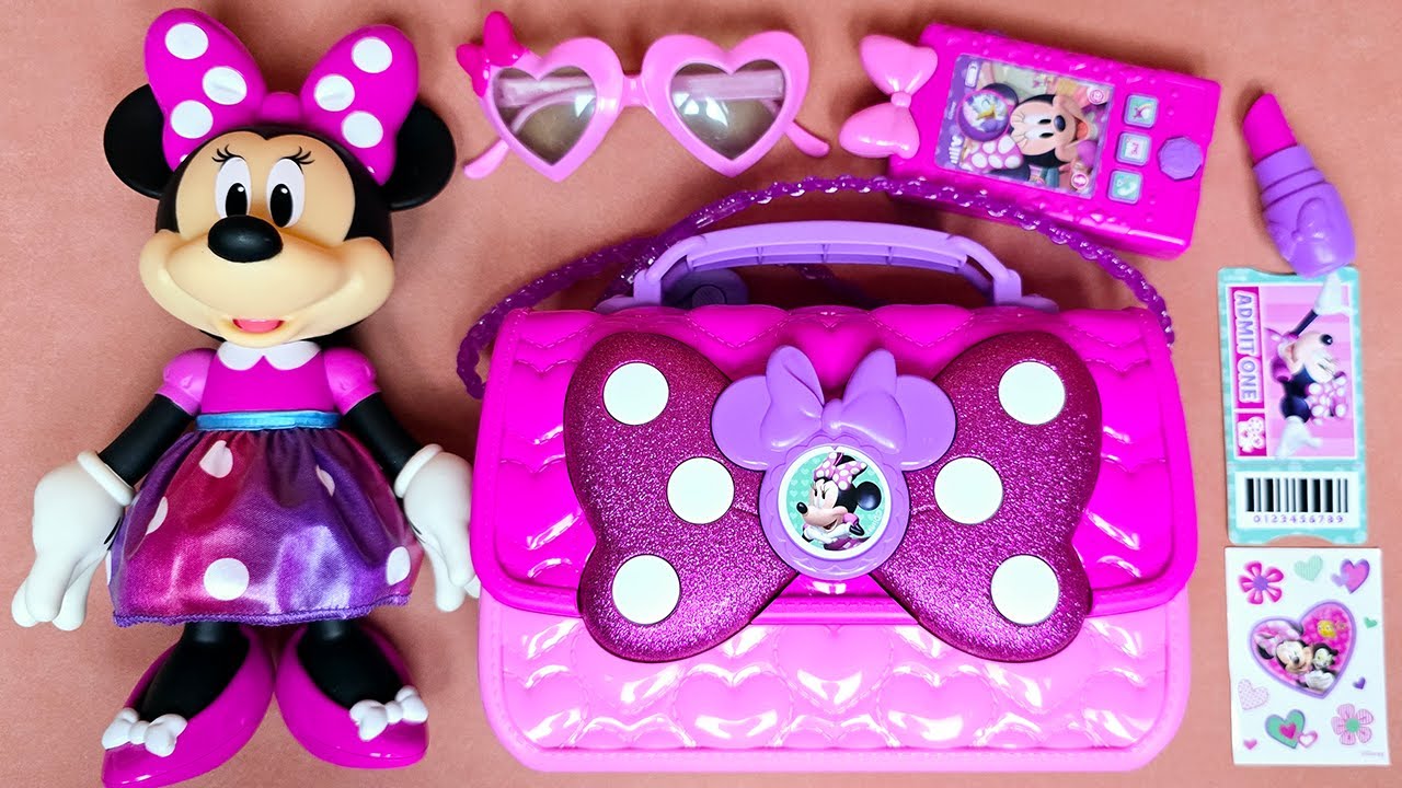 Disney Minnie Mouse Bowfabulous Bag Set Satisfying with Unboxing Compilation Toys ASMR 