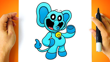 Como DESENHAR BUBBA BUBBAPHANT - Cómo DIBUJAR BUBBA BUBBAPHANT - Drawing Smiling Critters Characters