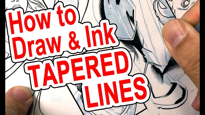 How to ART Tutorial on How to Draw and Ink TAPERED...
