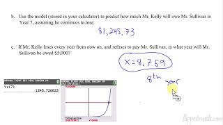AP Precalculus – 2.5.A Exponential Function Context and Data Modeling