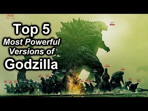 top-5-most-powerful-versions-of-godzilla!-/-ranking-godzilla