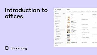 Introduction to offices | Spacebring coworking space management software