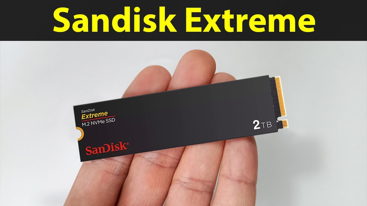 Sandisk Extreme 1TB M.2 NVMe PCIe Gen 4.0 specifications
