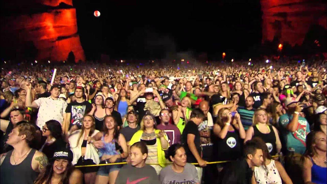 Skrillex - Live @ Red Rocks Amphitheatre 2014 - YouTube