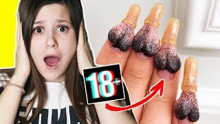 НИКОГДА НЕ ДЕЛАЙТЕ ТАКОЙ МАНИКЮР!😱 САМЫЙ ТУПОЙ ДИЗАЙН НОГТЕЙ💩 НИКОГДА НЕ ДЕЛАЙТЕ ТАКОЙ МАНИКЮР!😱 САМЫЙ ТУПОЙ ДИЗАЙН НОГТЕЙ💩