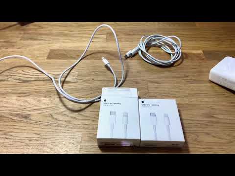 Apple fake vs Genuine USB-C to lightning
