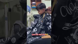 Cute Kid Haircut Transformation 😍✂️ | Before After 🔥 #haircut #hairstyle #haircare #youtubeshorts