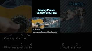 Mayday Parade - One Day At A Time Guitar Chords Lyrics #shorts