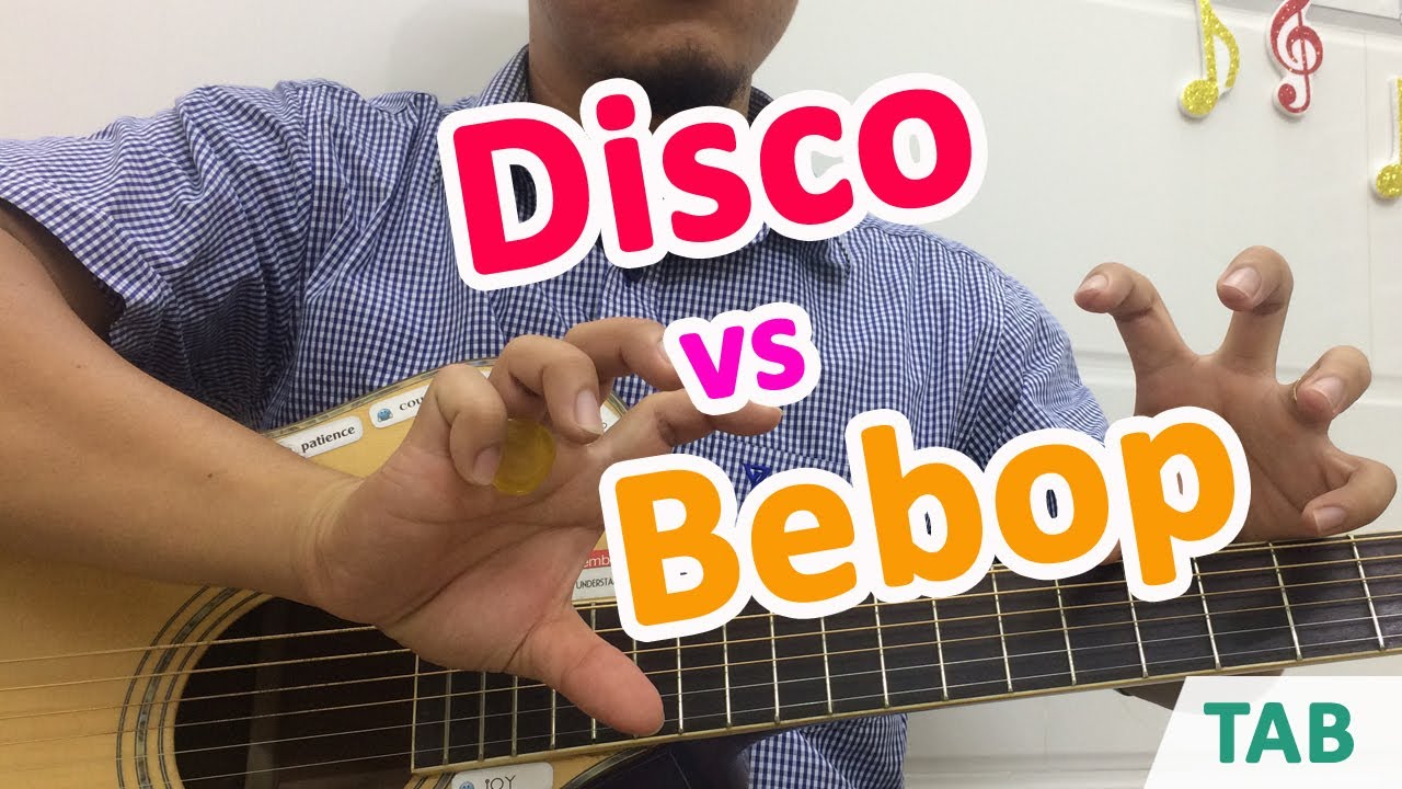 Cách đệm điệu DISCO và BEBOP đơn giản hiệu quả cho người mới học đàn guitar cơ bản | hoc dan ghi ta - YouTube