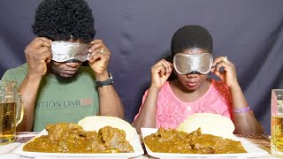 Awesome Asmr Plantain Fufu And Banga Soup African Food Mukbangnigerian Food Mukbang