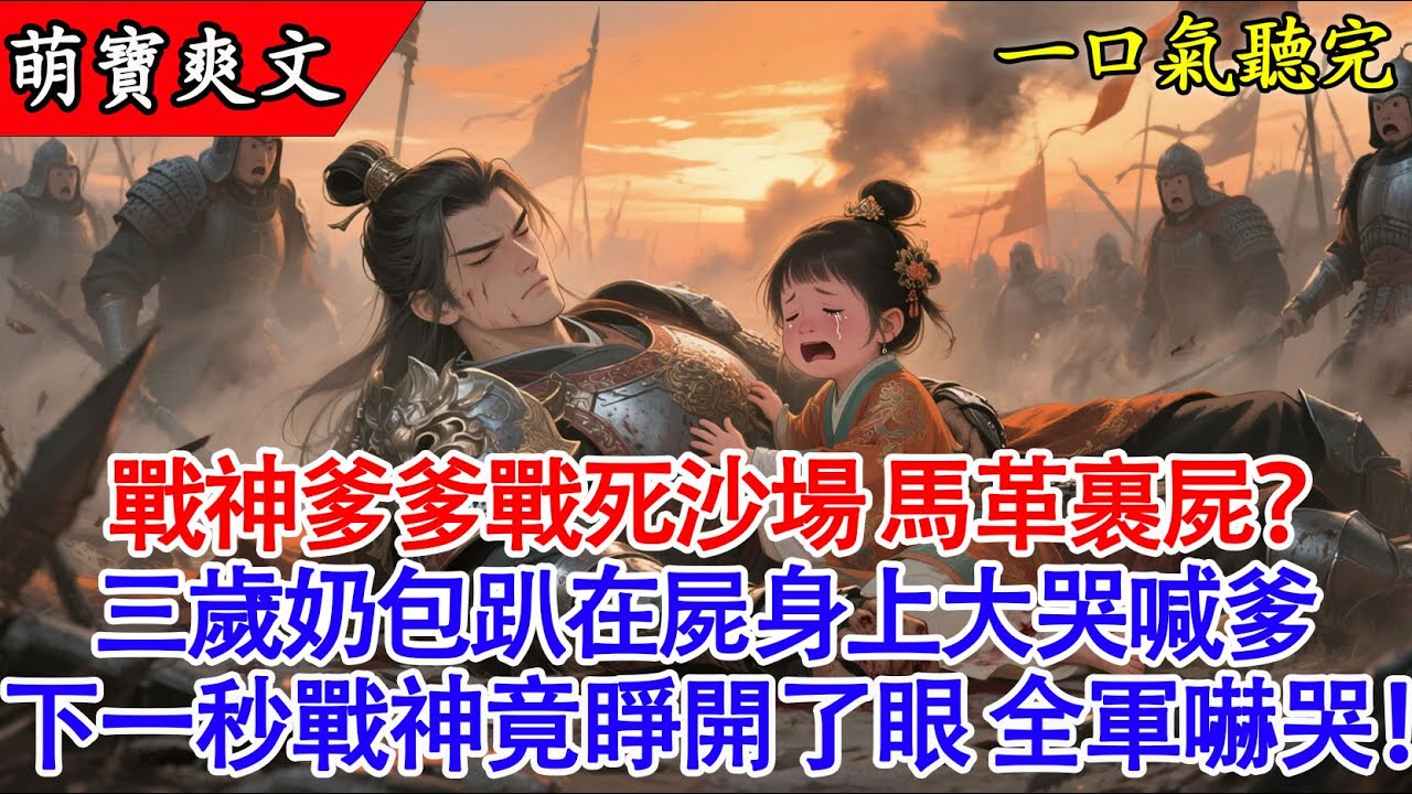 【完結小說】😭 淚崩！戰神爹爹身中27箭戰死，3歲女兒爬進棺材喂了一塊糖……奇跡發生了！ ⚡#有聲書 #爽文 #萌娃 #萌寶 #小說 #原創
