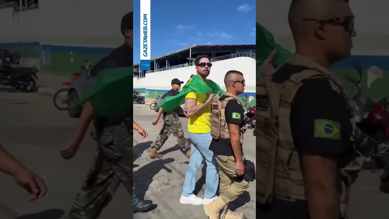 Rico Melquiades vota cercado de seguranças em Maceió