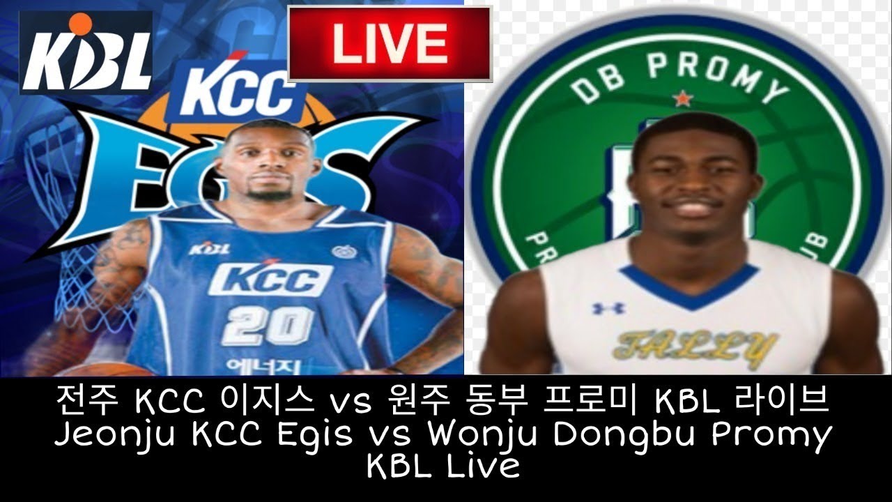 Wonju Dongbu Promy vs Jeonju KCC Egis KBL Live 2021-2022