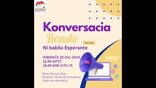 Konversacia rondo | 22-Dec 2024 #esperanto