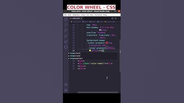 Color Wheel With HTML & CSS