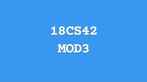 18CS42 MODULE 3 DESIGN AND ANALYSIS OF ALGORITHMS (DAA) | VTU 4th SEM CSE