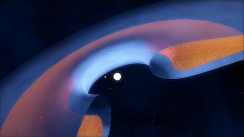 Artist’s impression of a transitional disc around a young star