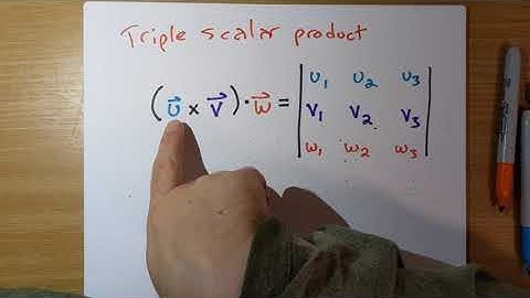 volumes and areas with cross products