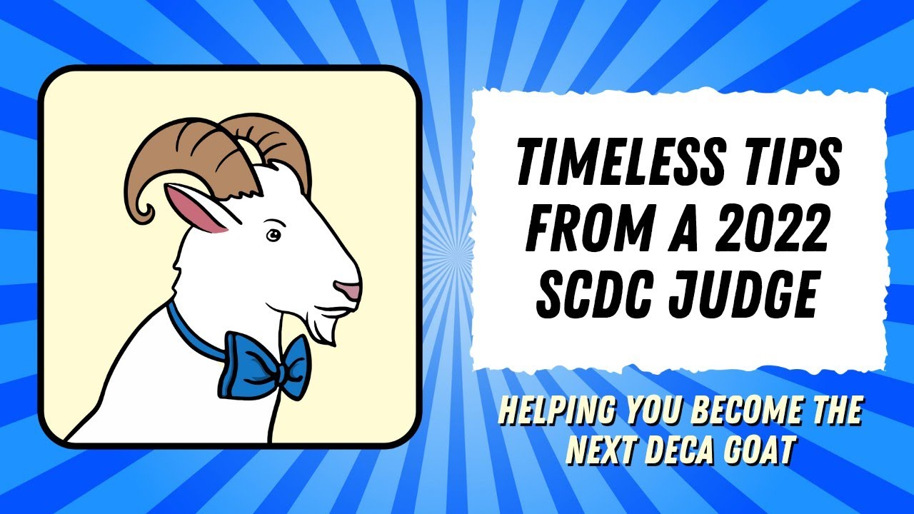 Timeless Tips from a 2022 SCDC Judge