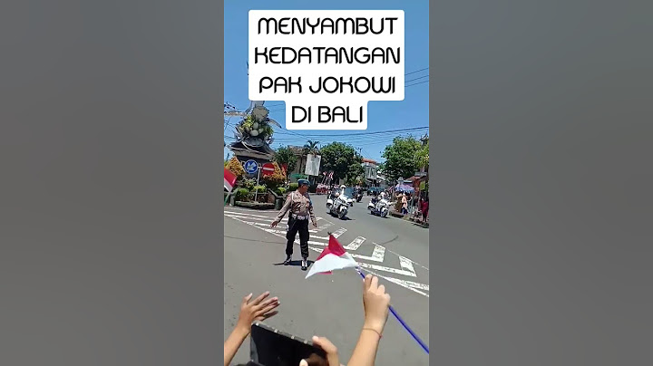 Menyambut Pak Jokowi #presidenRI