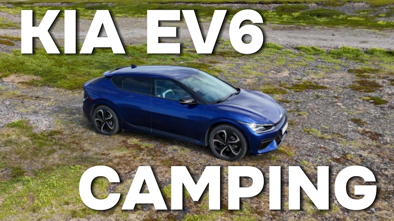 Kia EV6 camping