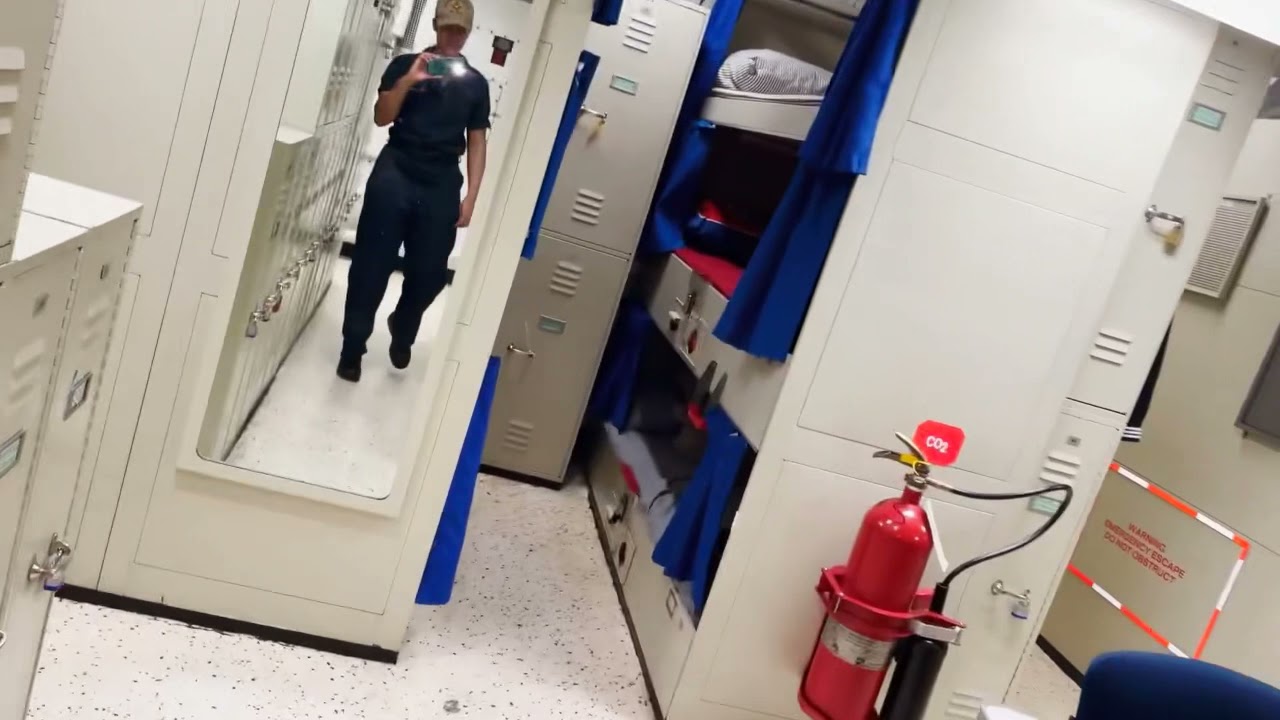 ⁣Living Onboard An Aircraft Carrier