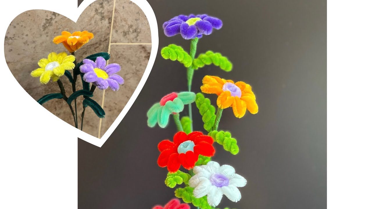 扭扭棒製作小雛菊