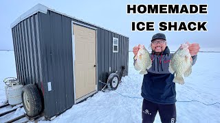 Taking Our Homemade Ice Shack Camping For The First Time! (48