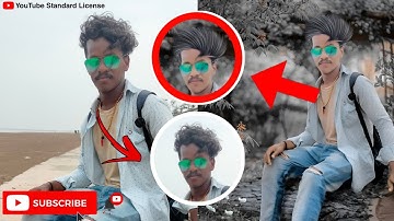 HDR Face Smooth Skin Whitening Photo Editing || Autodesk Sketchbook Realistic Hair Editing Tutorial