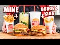 Making the burger king whopper meal at home  but better