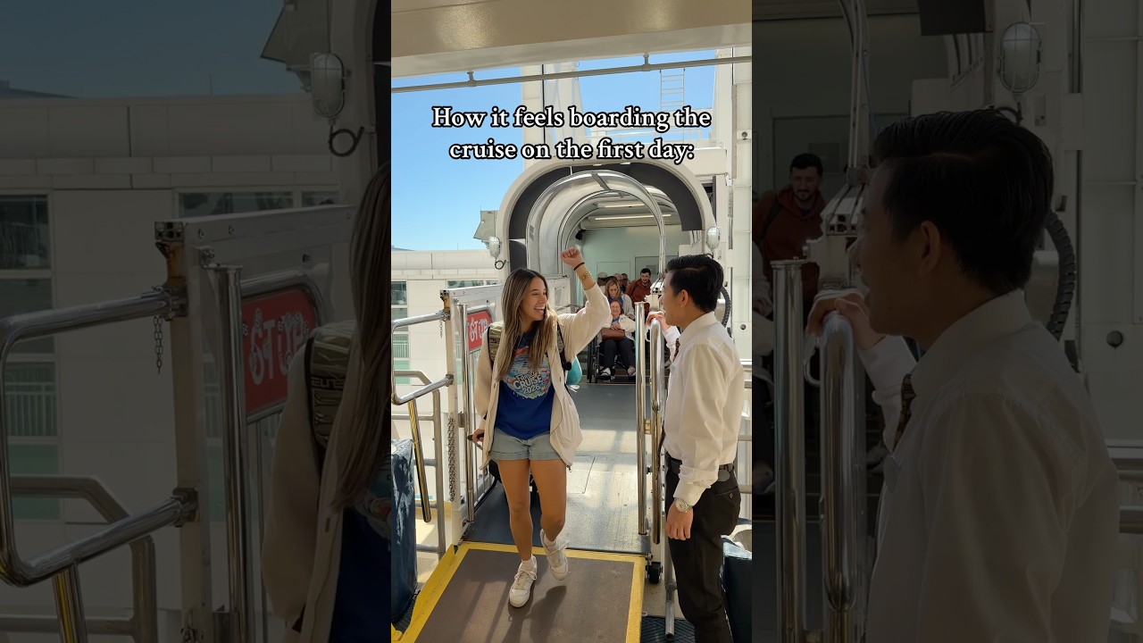 Каково это — подняться на борт круизного лайнера? 😎🚢 