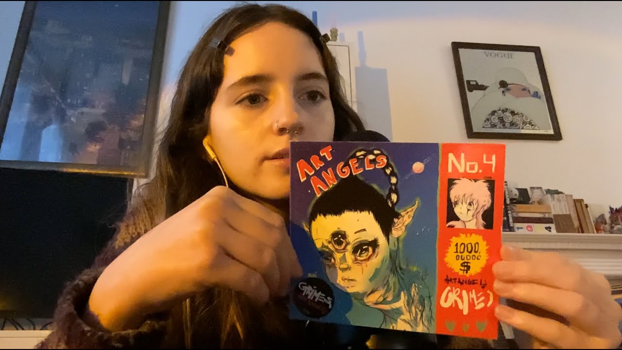 ASMR my cd collection (close whispers & tapping)