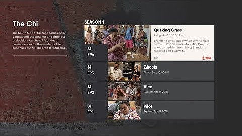 fuboTV Apple TV App - Channel Navigation
