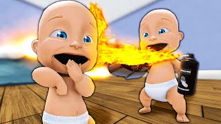Babies Use New Flamethrower To Burn House - Whos Your Daddy 2