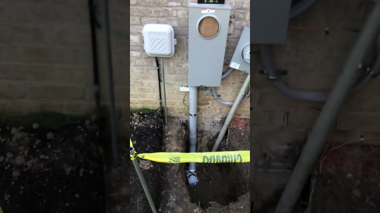 Underground Service Upgrade From 200 To 320 Amp Meter Socket Home Construction Electrical