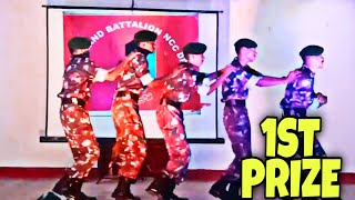 NCC Group Dance Sandese aate hai | Winning 1st prize by A.S.College