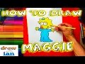 How to Draw Maggie from the Simpsons