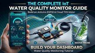 Diy Iot Water Quality Monitoring System  Tds Sensor Esp32 U0026 Arduino Iot Cloud