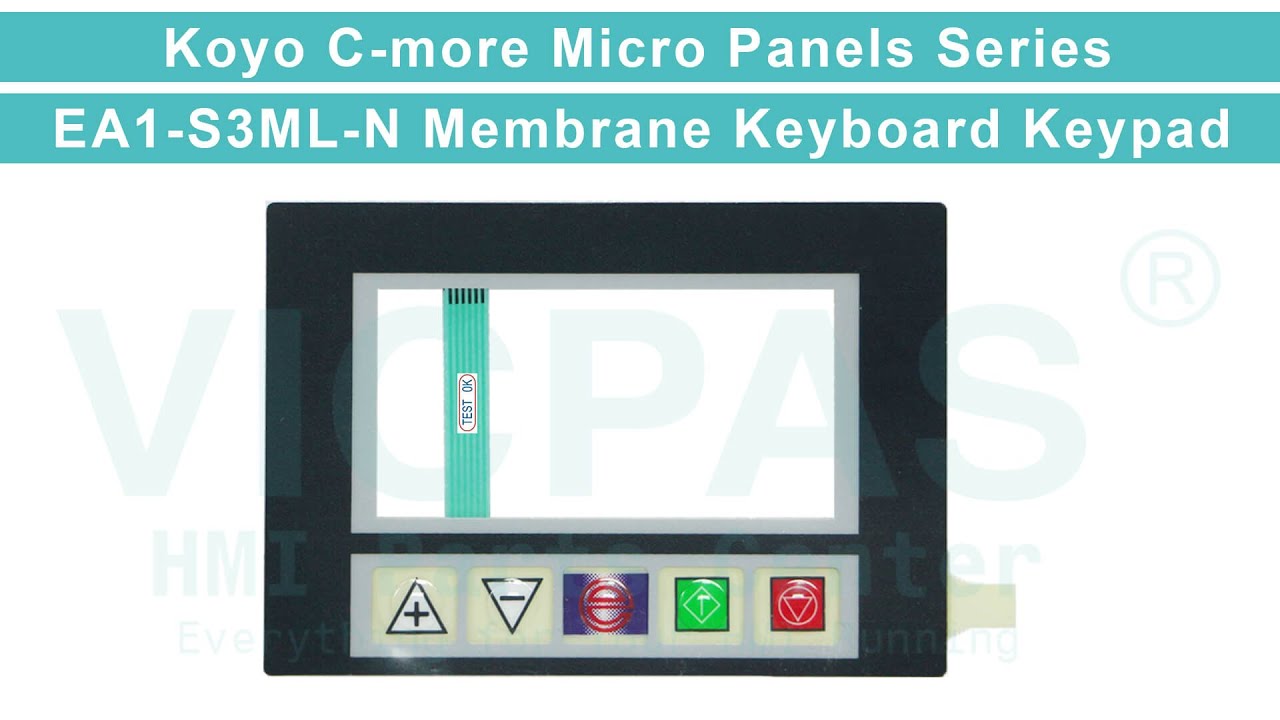 Koyo EA1-S3ML-N HMI Membrane Keyboard Keypad Replacement Repair