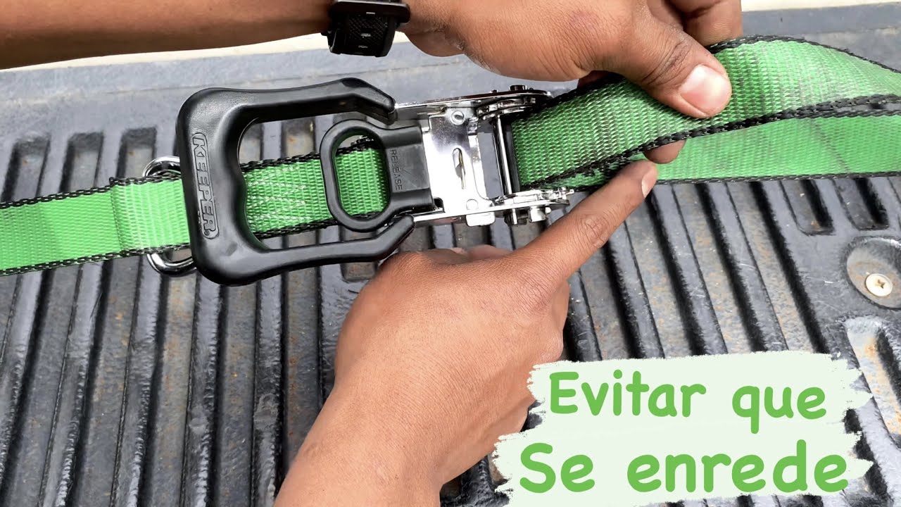 Como Usar Una Cinta Con Tensor De Trinquete (Rachet strap) YouTube Como Usar Una Cinta Con Tensor De Trinquete (Rachet strap) YouTube