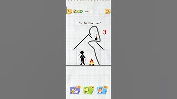 Draw 2 Save: Stickman puzzle level 21🔥#short#puzzle