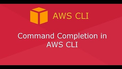 Command completion in AWS CLI