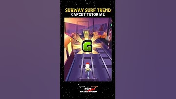 Capcut : Subway surf Trend tutorial ⚡️#capcut #capcutedit #capcuttutorial